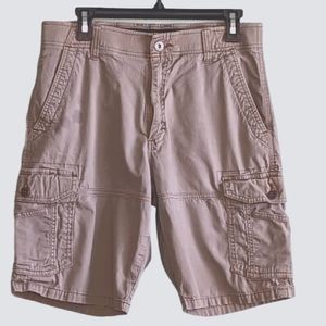 Men's Lee Extreme Motion Cargo Shorts, Light Khaki Color, Size 32